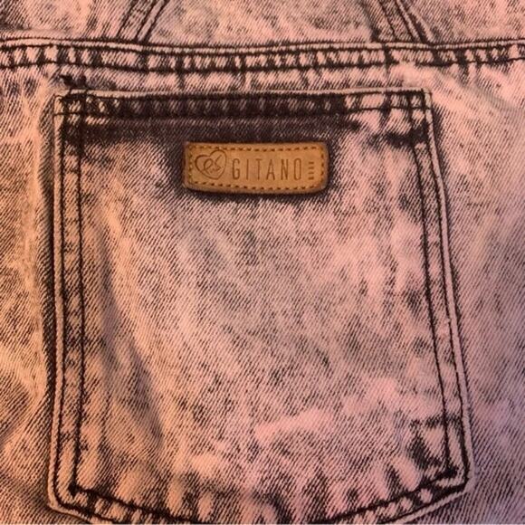 Vintage Gitano 90"s High Rise Distressed Acid Washed Mom Jeans. Size 20 Long - Picture 14 of 15